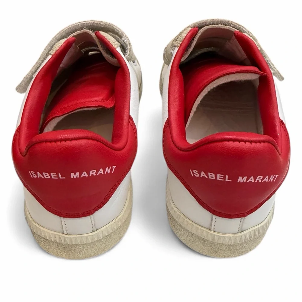 Isabel Marant Beth Sneakers White/Beige Women's‎ Size 35/5 - Picture 5 of 7